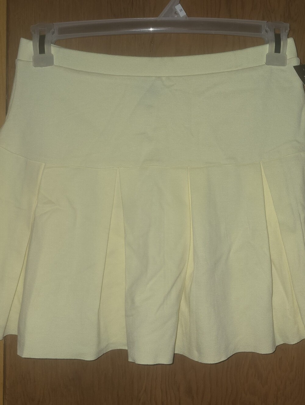 Art class new with tags Little girls XXL pastel yellow pleated skirt